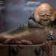 Amazing Meow picks up the award for “Creepiest Bernie.”